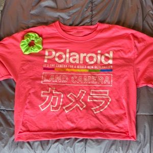 (Polaroid Shirt)comes with lime green scrunchie